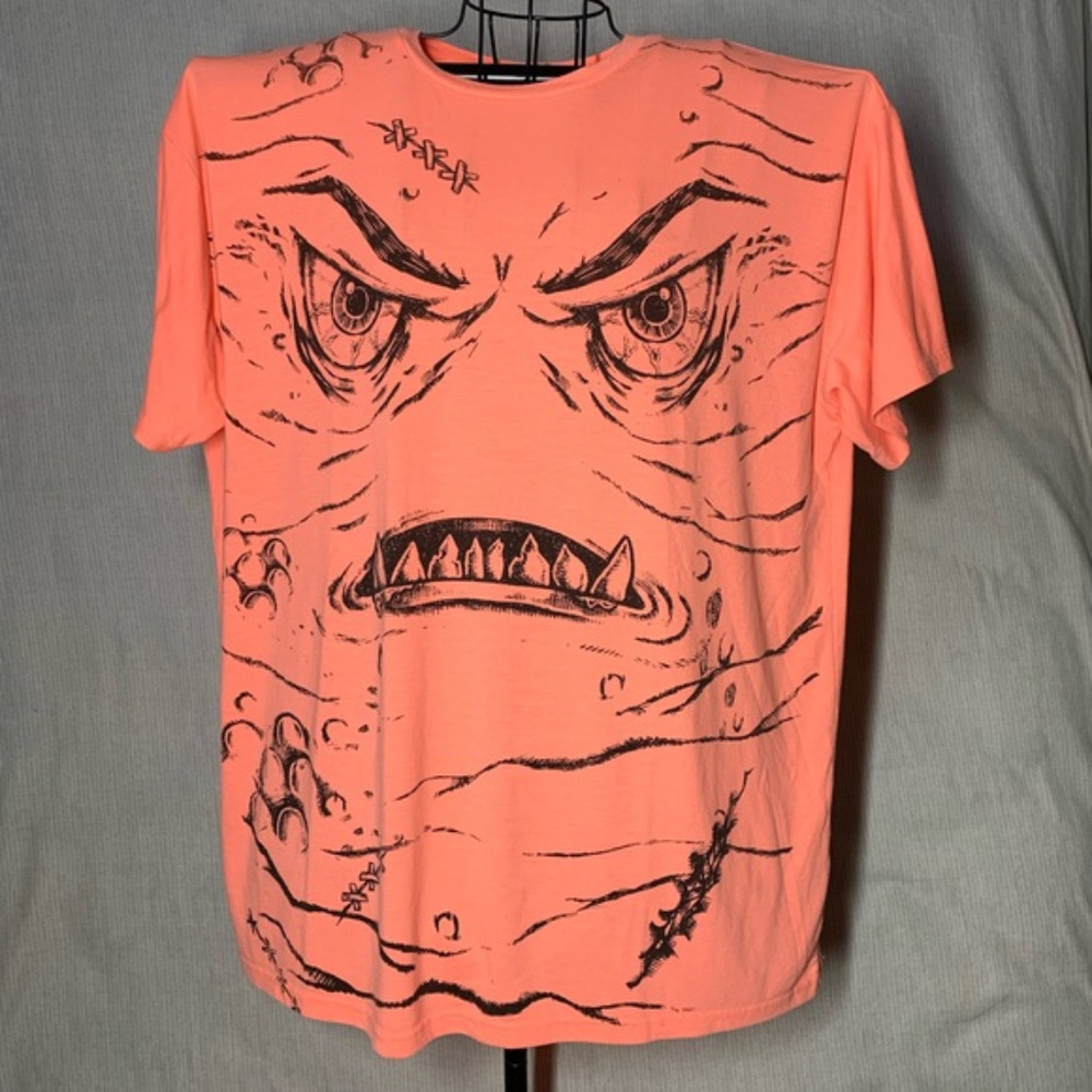 Monster Face Full Front Graphic T-Shirt